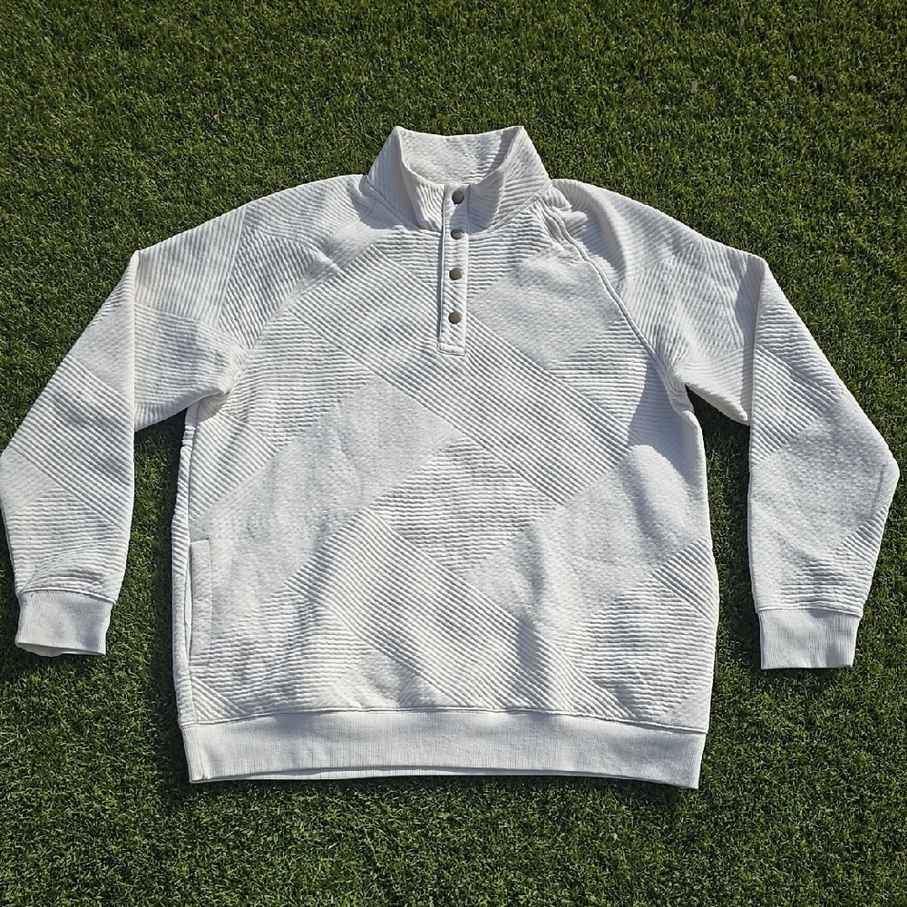 Textured Cream Sweater